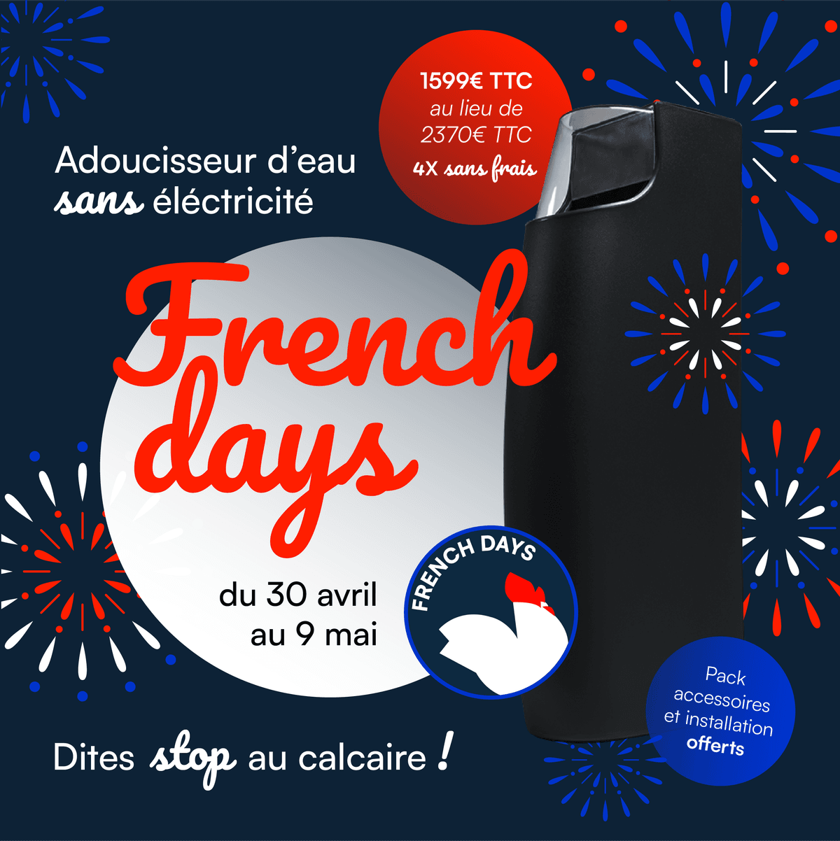 black friday adoucisseur