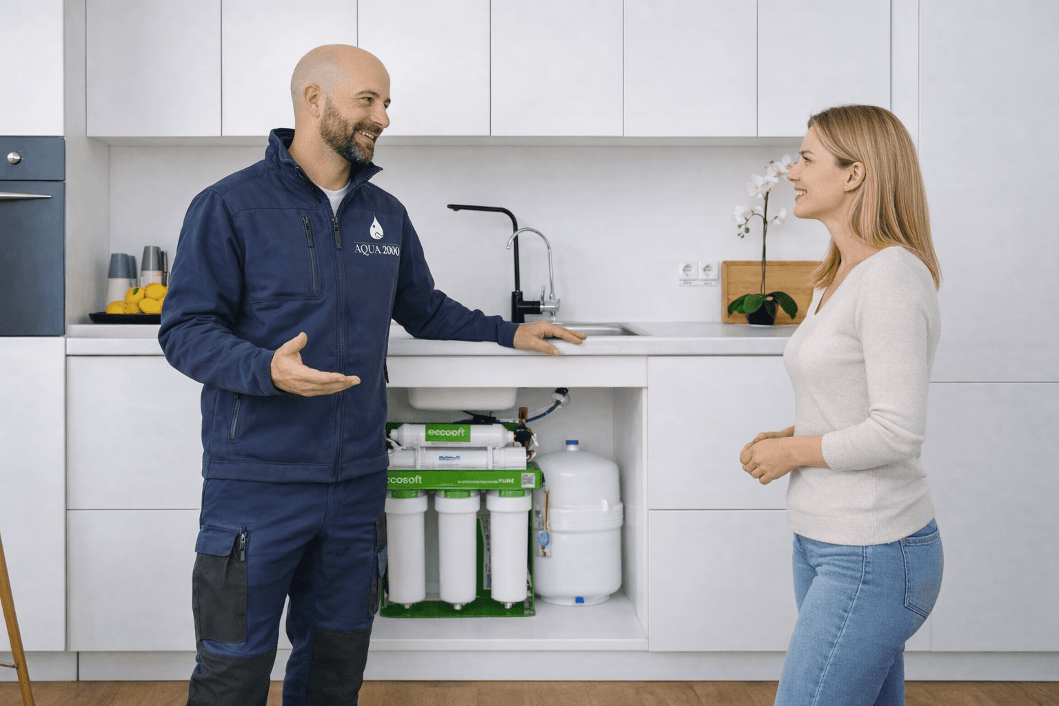 aqua 2000 - installation osmoseur