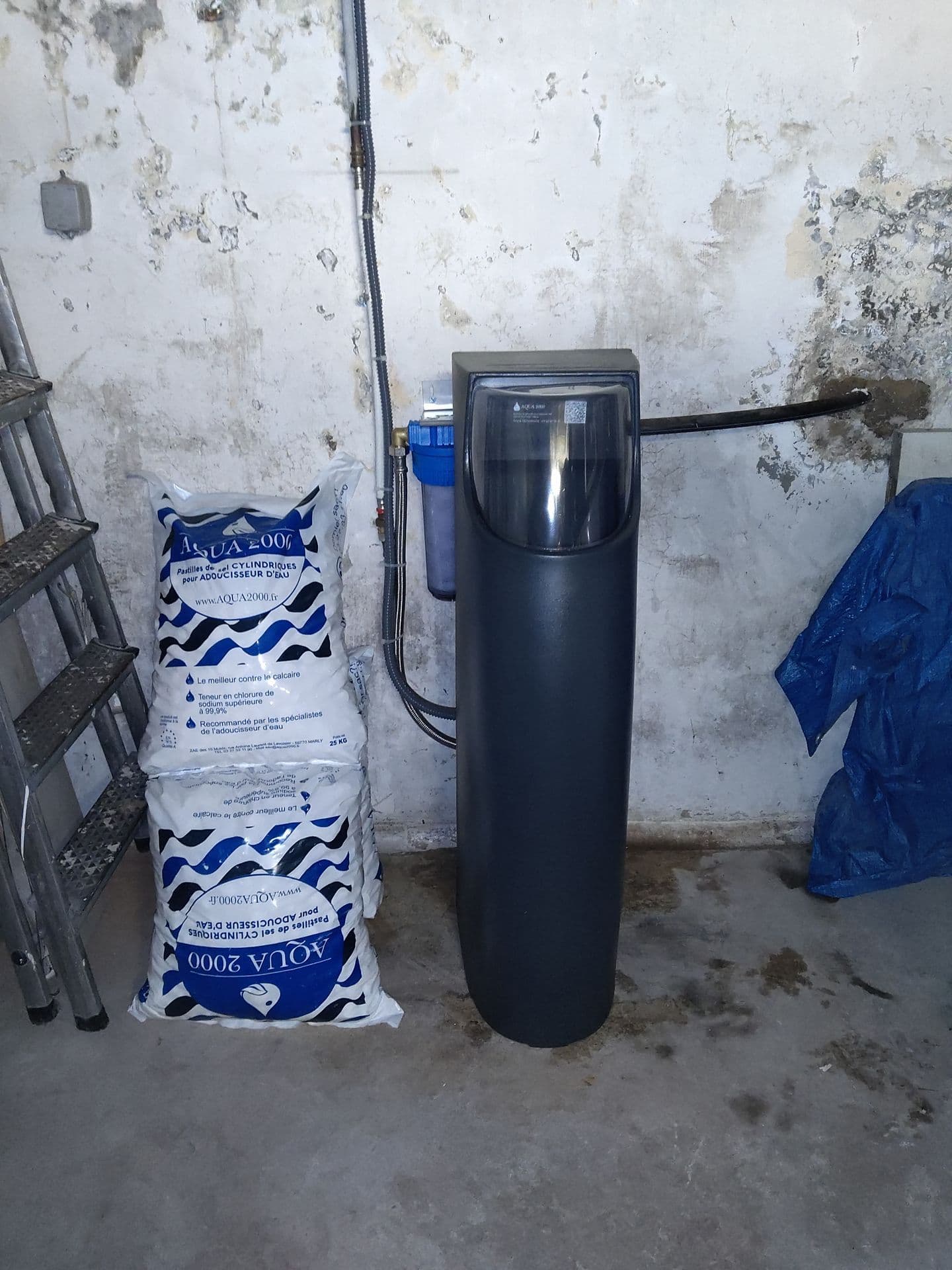 100 BL + sac de sel + cave