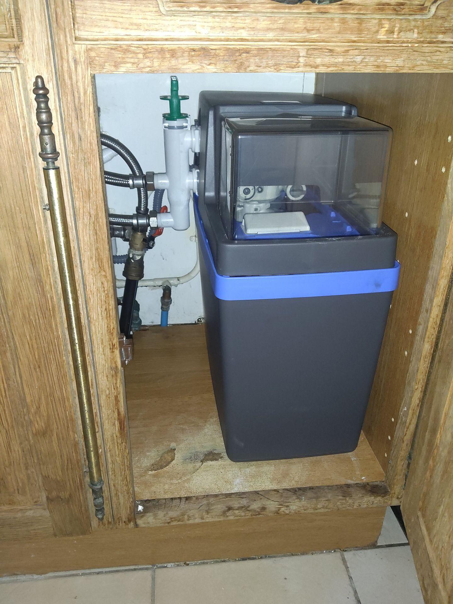 Adoucisseur 100M sous évier