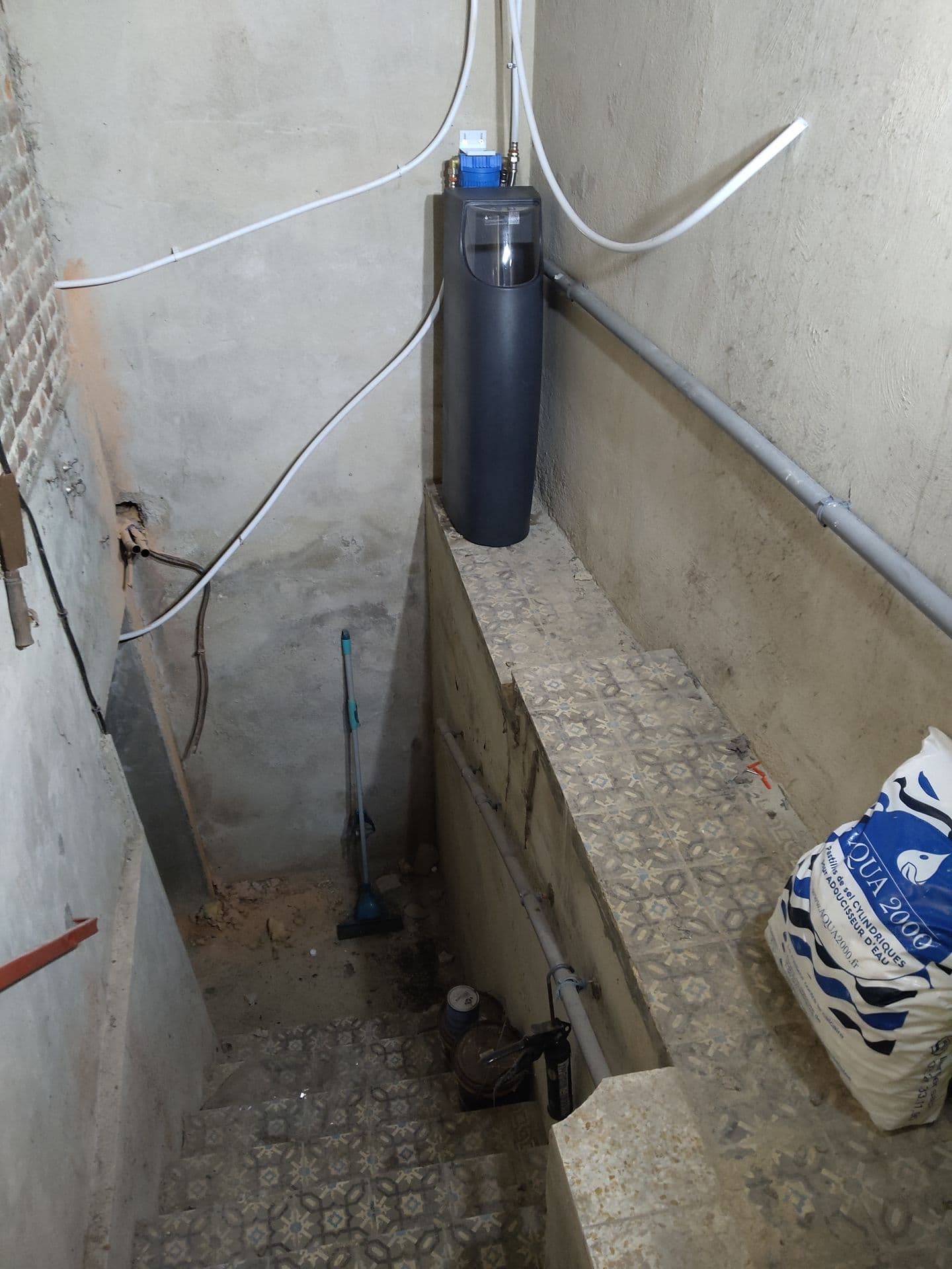 Installation 100 BL en hauteur