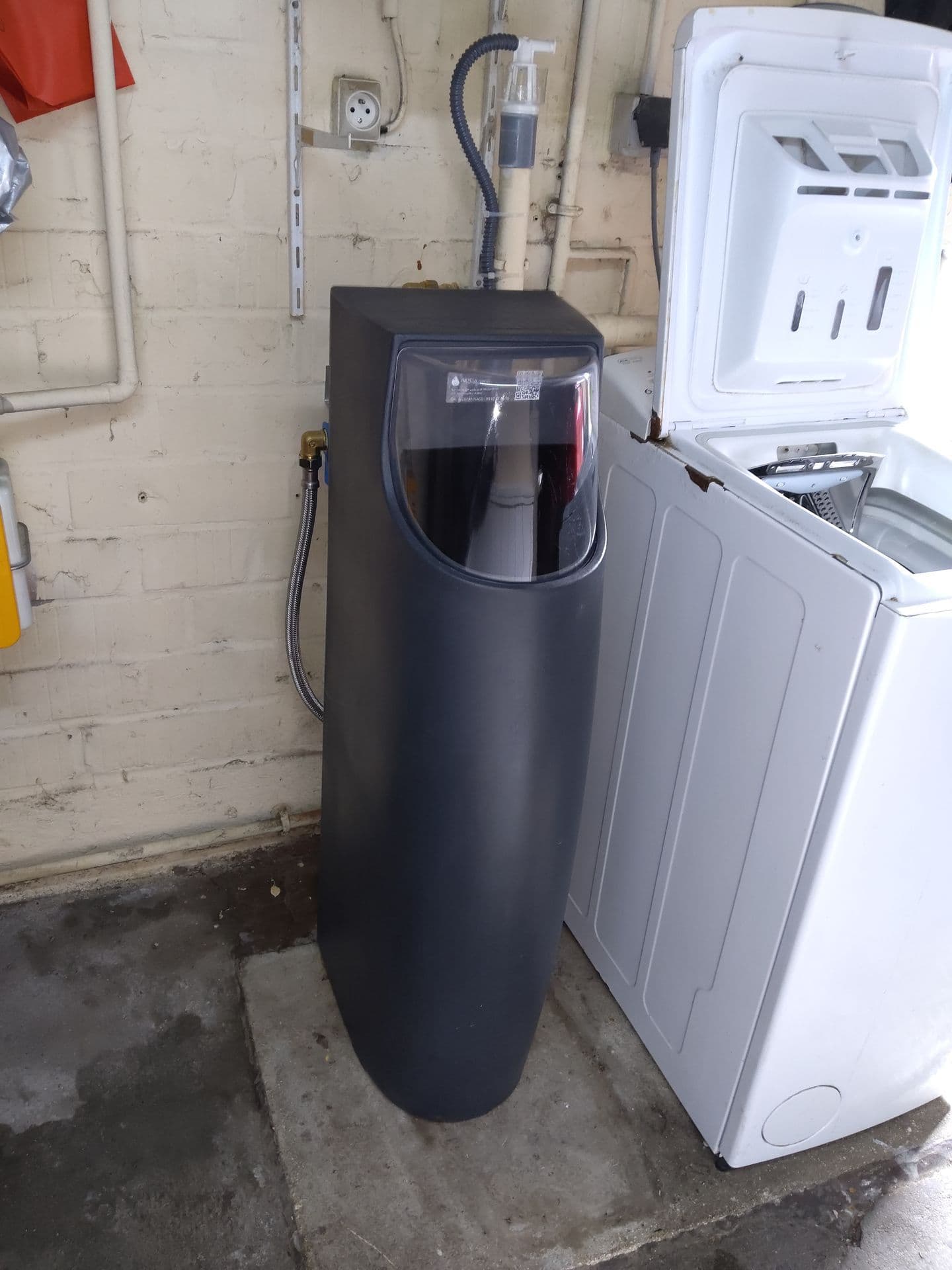 Installation 100 BL + lave linge