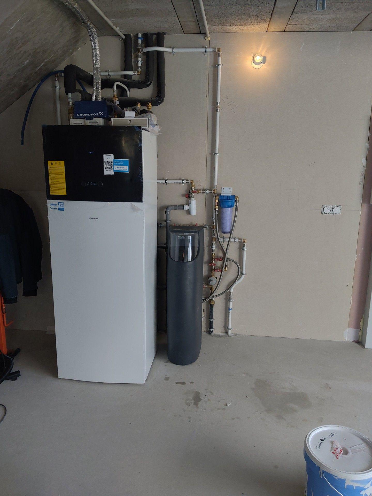Installation 100 bl dans un garage