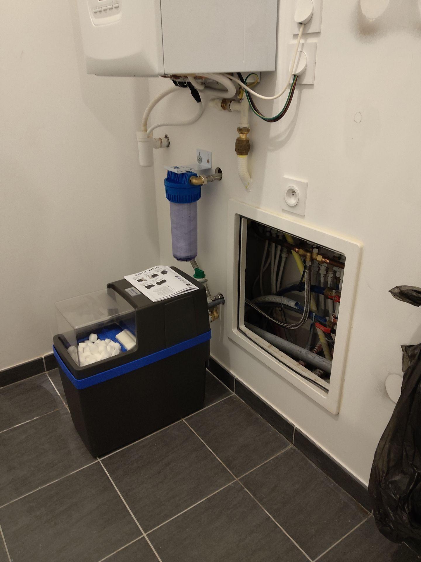 Installation Adoucisseur 100M 