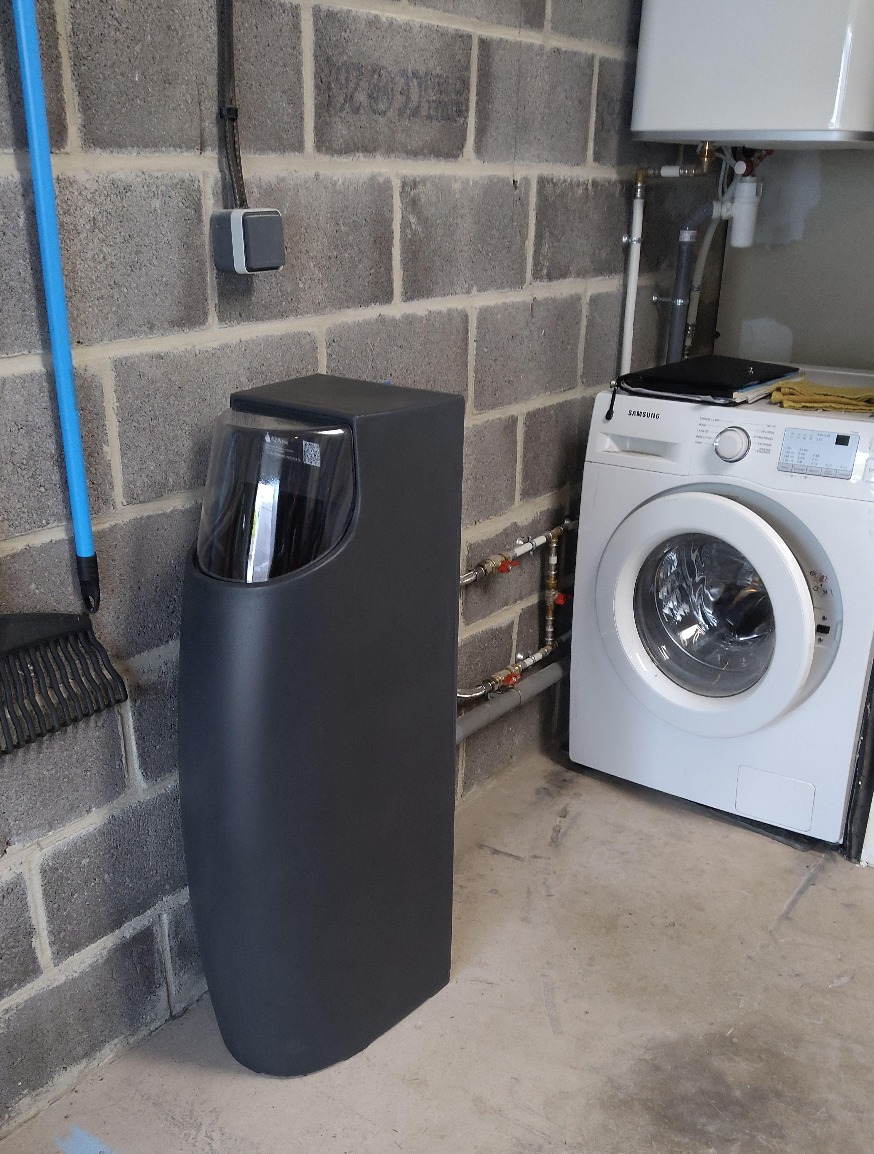 Installation Hydrosoft 100BL dans un garage