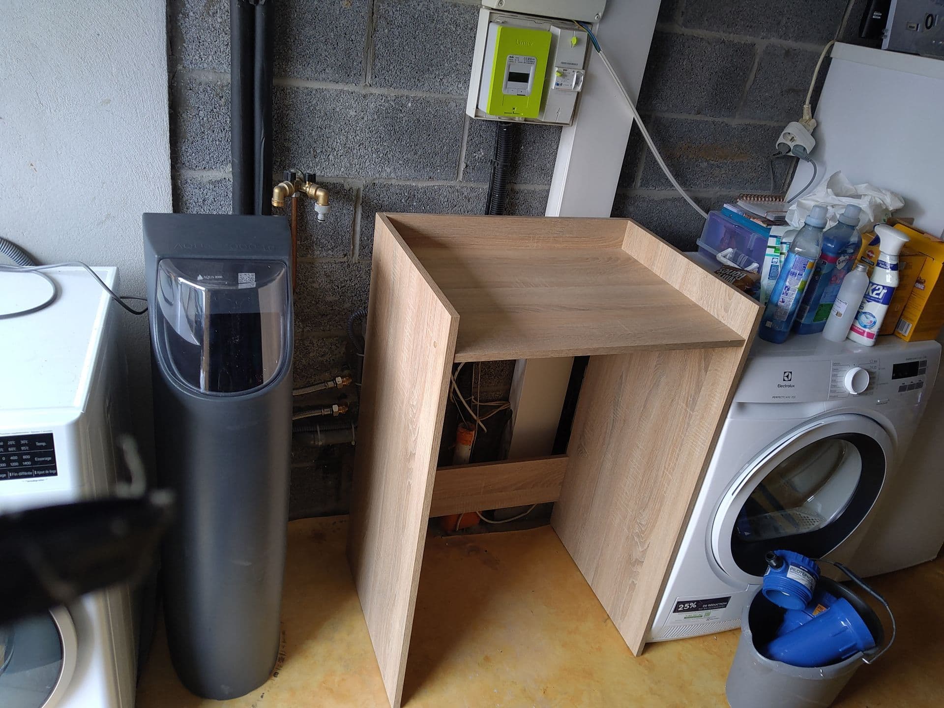 Installation adoucisseur 100 BL + buanderie