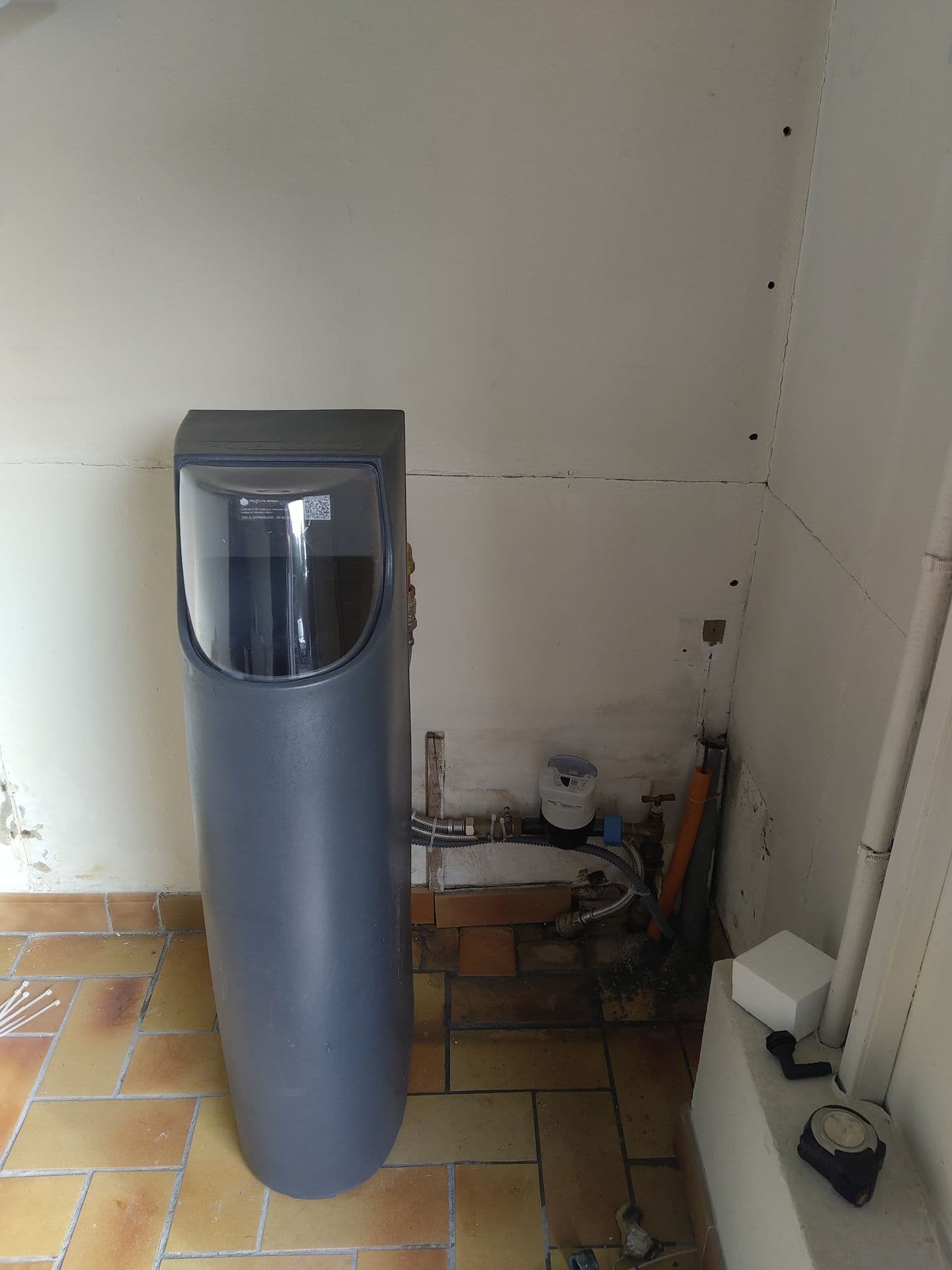 Installation  adoucisseur 100BL