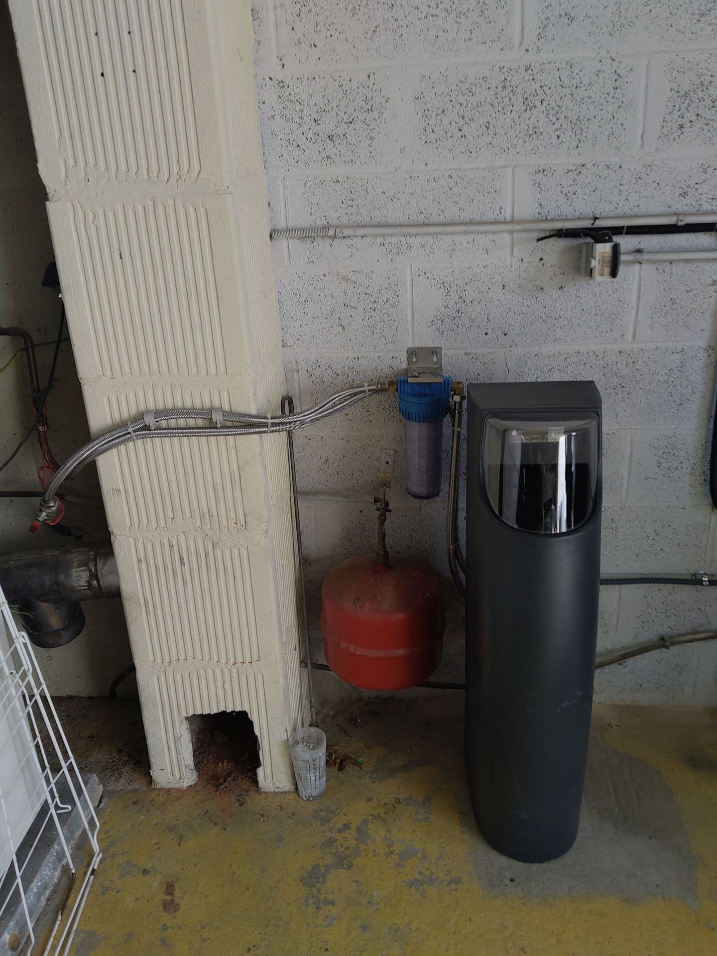 Installation adoucisseur 100BL + cave