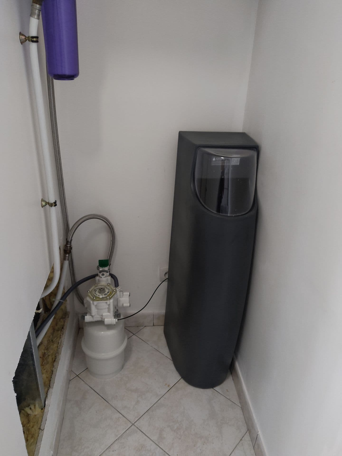 Installation adoucisseur 100BL