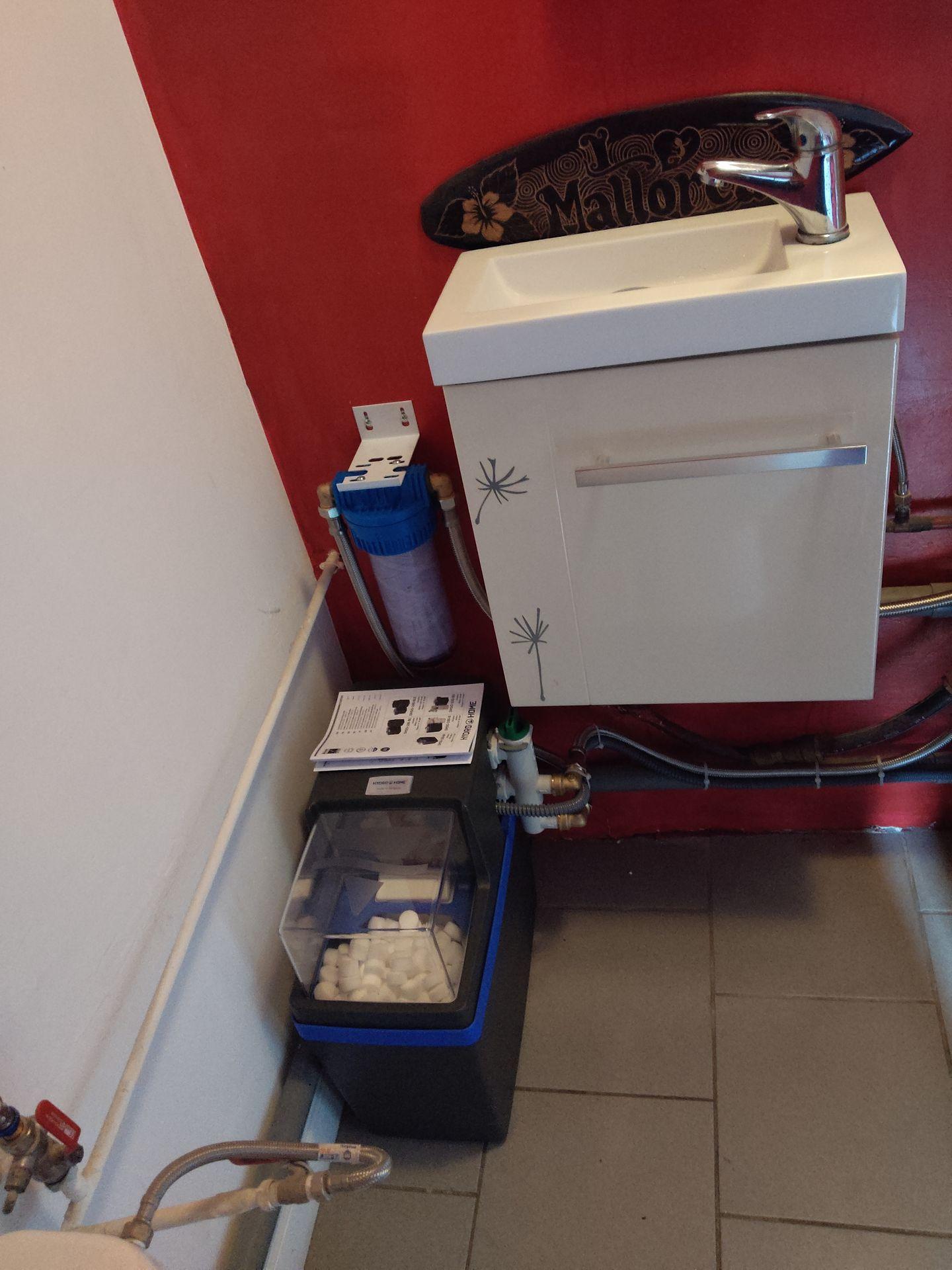 Installation adoucisseur 100 M