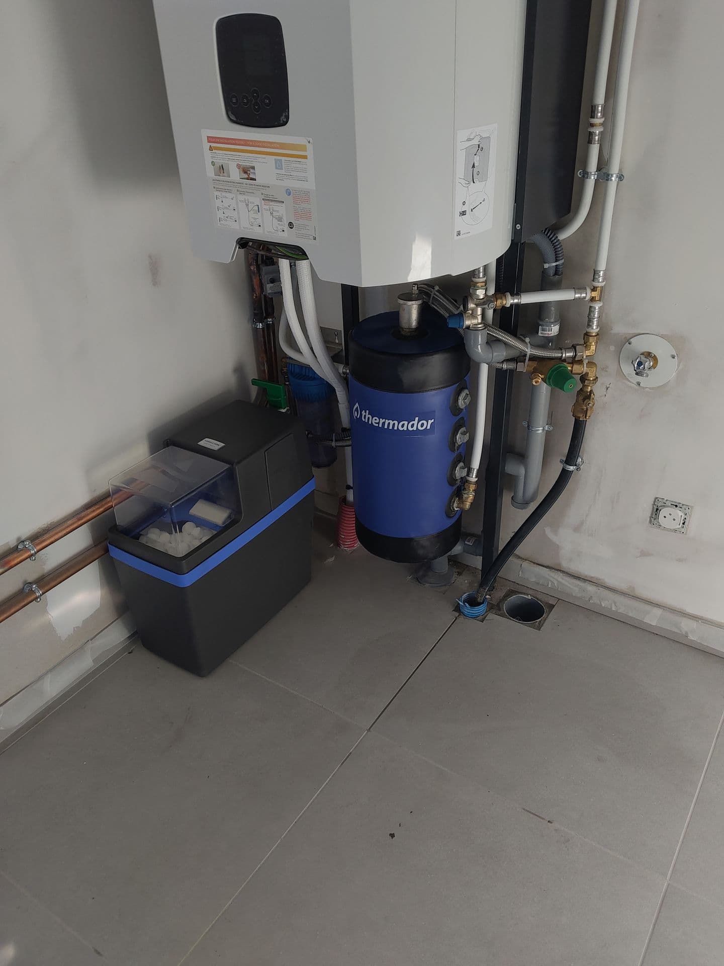 Installation adoucisseur 100M