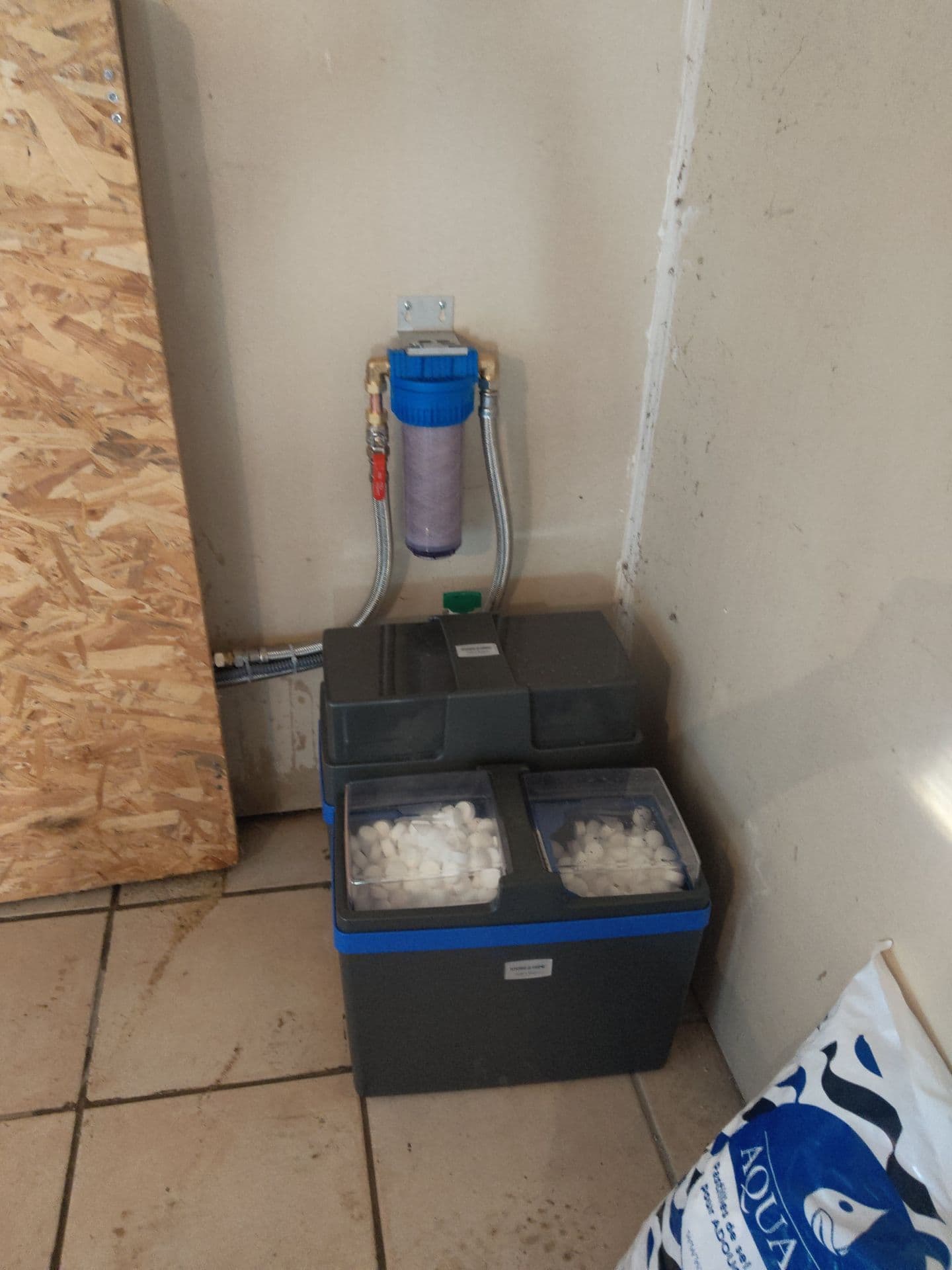 Installation adoucisseur 200BL sans électricité