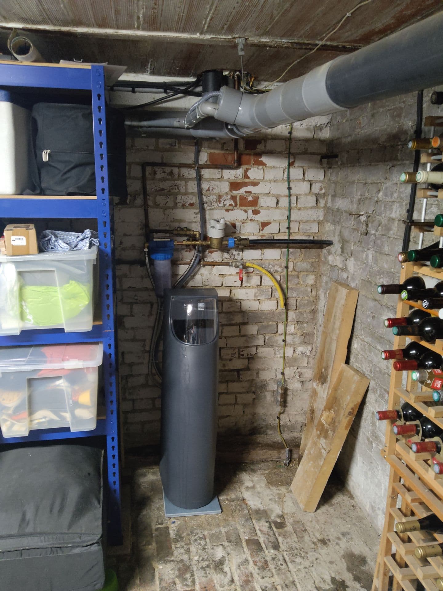 Installation adoucisseur sans électricité