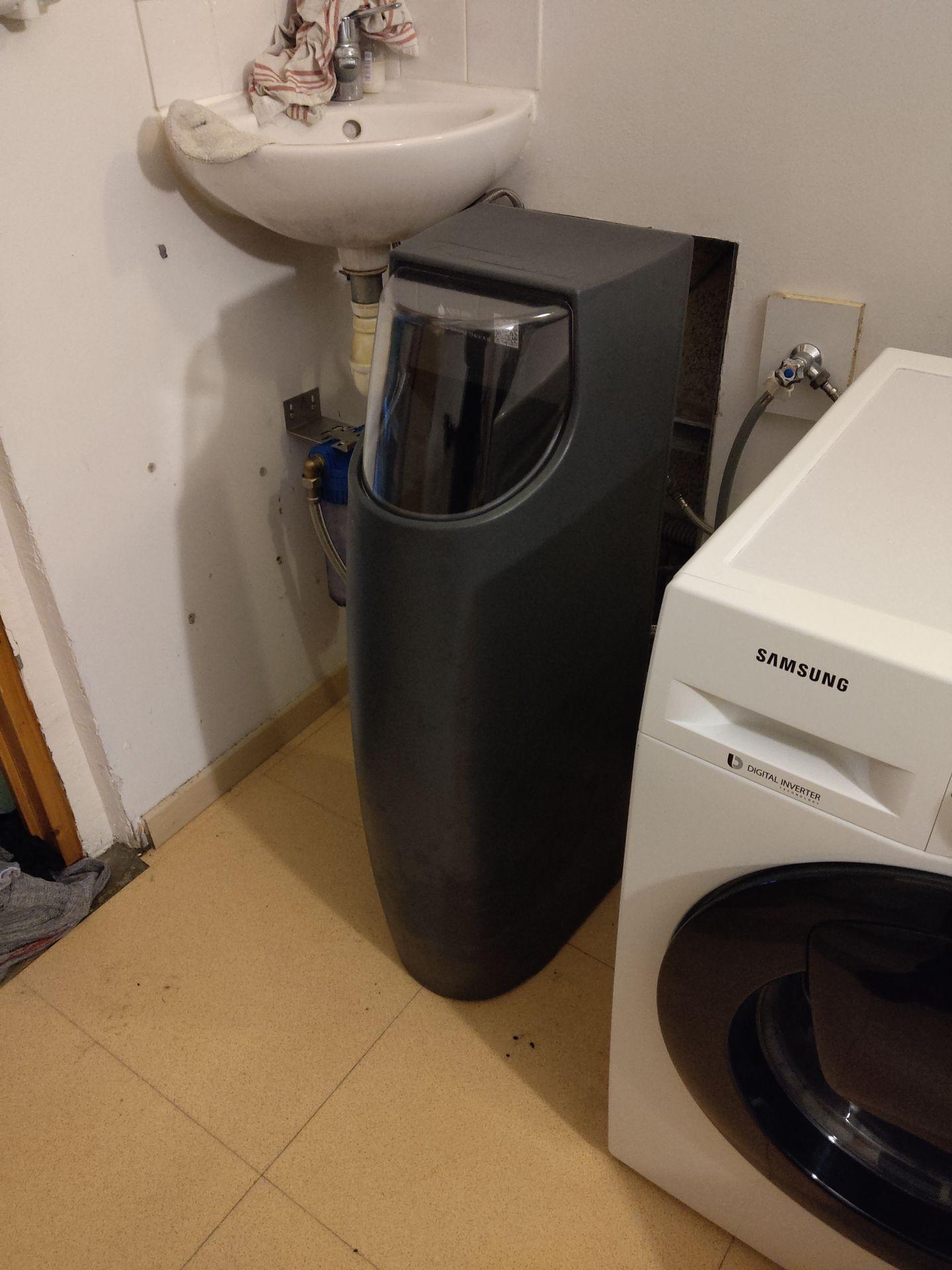 Installation adoucisseur buanderie