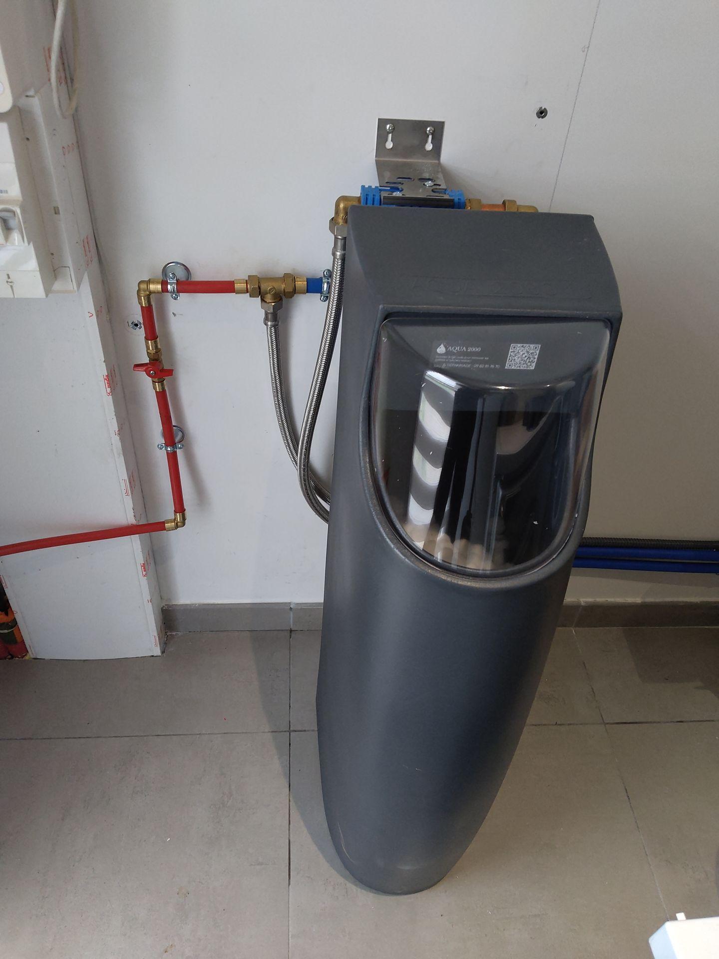 Installation adoucisseur hydrosoft