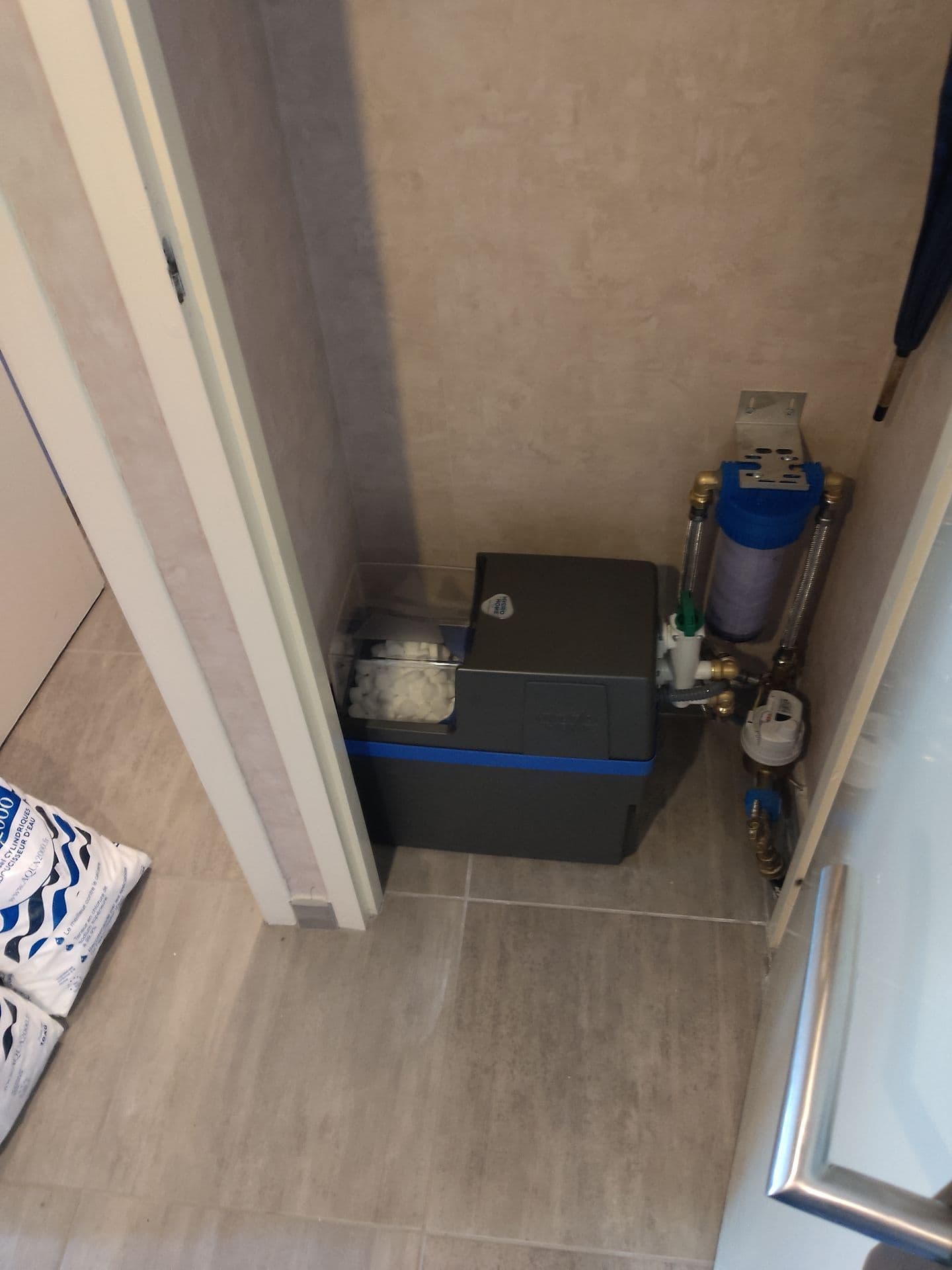 Installation adoucisseur sans électricité 100M